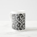 Recherche de détaillé tasses Noir et blanc