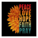 Recherche de paix et amour posters Inspirant