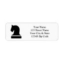 Search for knight return address labels Horse