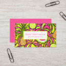 Recherche de fruit tropical cartes visite Coloré