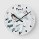 Recherche de woodland nursery clocks Watercolor