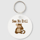 Search for see no evil keychains Three
