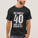 Search for my wife is 40 tshirts Smoking