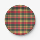 Search for green plaid pattern plates Festive