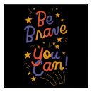 Recherche de courageux posters Motivation