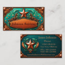 Search for leather business cards Western