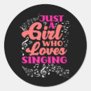 Search for love to sing stickers Singer