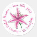 Search for lily flower stickers Pink
