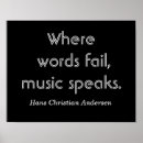 Recherche de hans christian andersen posters Citations sur la musique