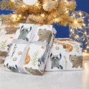 Search for woodland animal wrapping paper Wild one