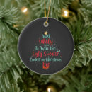 Search for ugly ornaments Festive