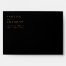 Search for black gold envelopes Typography