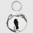 Search for nevermore keychains Black