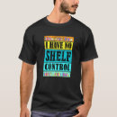 Search for book shelf tshirts Library