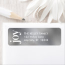 Search for faux silver return address labels Simple
