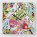 Search for paper clocks Floral