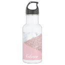 Search for rose gold glitter water bottles Modern