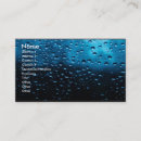 Recherche de gouttes de pluie cartes visite Bleu