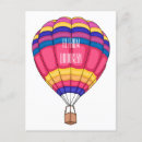 Search for cartoon balloon postcards Hot air balloon