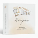 Search for bridal shower recipe binders Modern