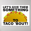 Recherche de bout posters Taco