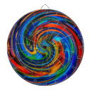 Recherche de spirale jeux de fléchettes Coloré