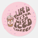 Search for ice coffee stickers Caffeine