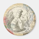 Recherche de alice pays merveilles magnets Chenille