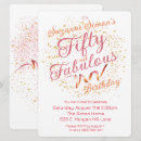 Search for fiftieth 6x8 invitations Gold