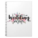 Search for wedding planner notebooks Girly