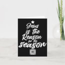 Search for jesus is the reason christmas cards Santa