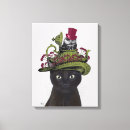 Search for black cat canvas prints Cute black cats
