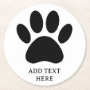 Recherche de empreinte patte chien dessous de verres Animal