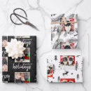 Search for dog christmas wrapping paper Black and white