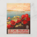 Recherche de lac majeur cartes postales Vintage