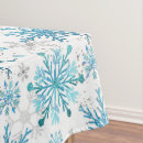 Search for silver snowflake tablecloths Winter