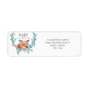 Search for fox baby shower return address labels Forest