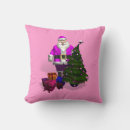 Search for pink santa claus pillows Festive