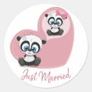 Search for bear wedding stickers Heart