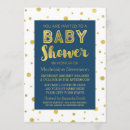 Recherche de navy blue gold baby shower invitations Fête