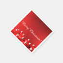 Search for luxury christmas napkins Red