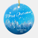 Search for crystal blue ornaments Merry christmas