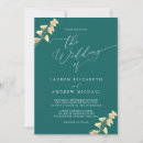 Search for painted watercolor leaves wedding invitations Greenery