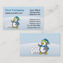 Search for penguin business cards Cartoon
