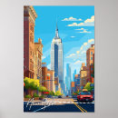 Recherche de voyage new york art Vintage