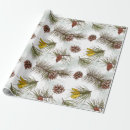 Search for pine cone wrapping paper Evergreen