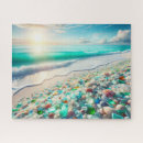 Search for sea glass puzzles Beach