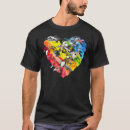 Recherche de rainbow heart tshirts Coeur
