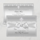 Search for silver cross first communion invitations Girl