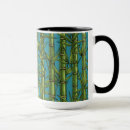 Search for blue trees drinkware Illustration